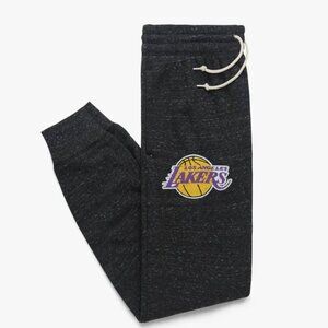 Homage Los Angeles Lakers Jogger Gray Sweatpants NBA Retro Basketball Medium VTG